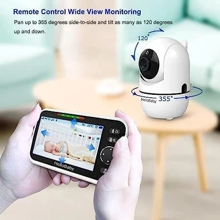 HelloBaby Upgrade 5’’ Baby Monitor with 30-Hour Battery — image 2
