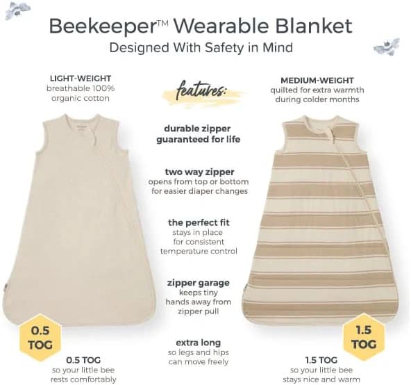 Burt's Bees Baby Beekeeper Infant Wearable Blanket — image 2
