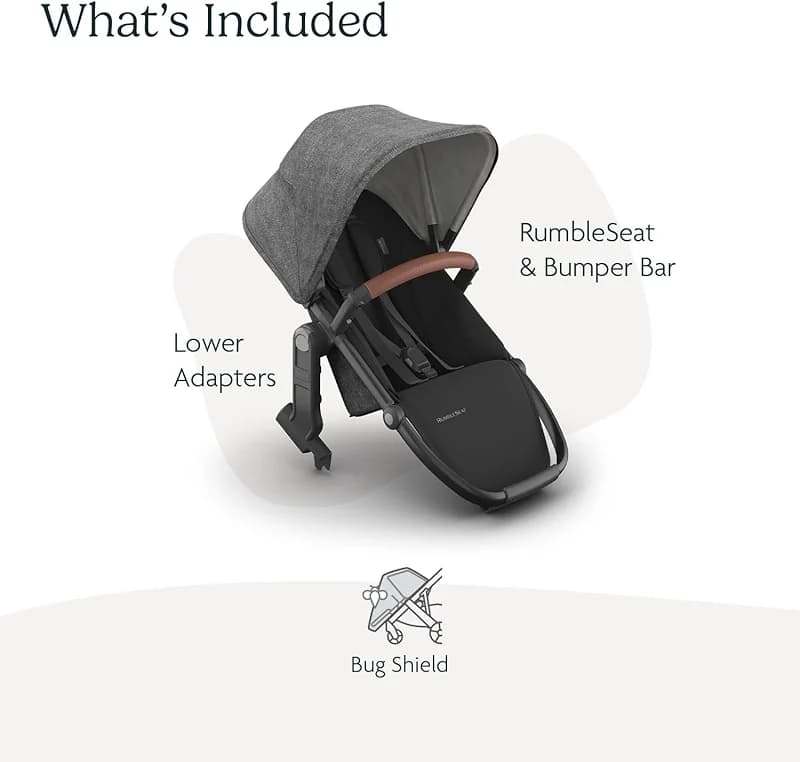 UPPAbaby RumbleSeat V3 Second Lower Seat - Compatible with Vista V2 and — image 2