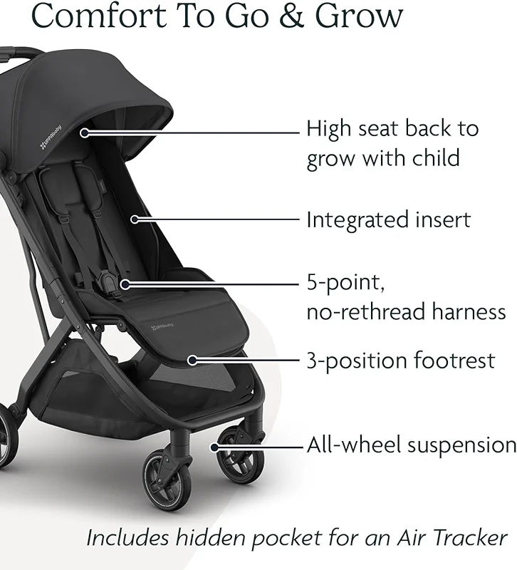 UPPAbaby Minu V3 Travel Stroller | Lightweight + Compact Design | One-Hand — image 4