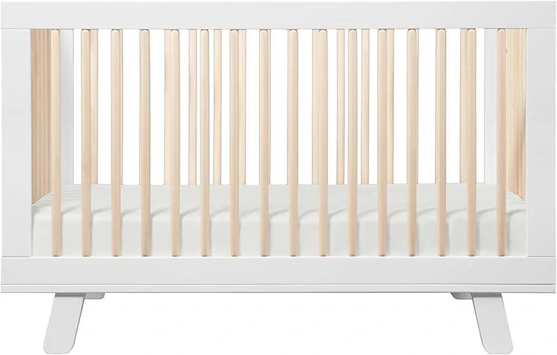 babyletto Hudson 3-in-1 Convertible Baby Crib with Wooden Toddler Bed & — image 8