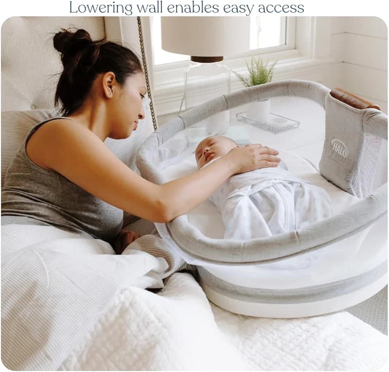 HALO BassiNest Luxe Swivel Sleeper - Over-Bed Baby Bassinet with 360° — image 7