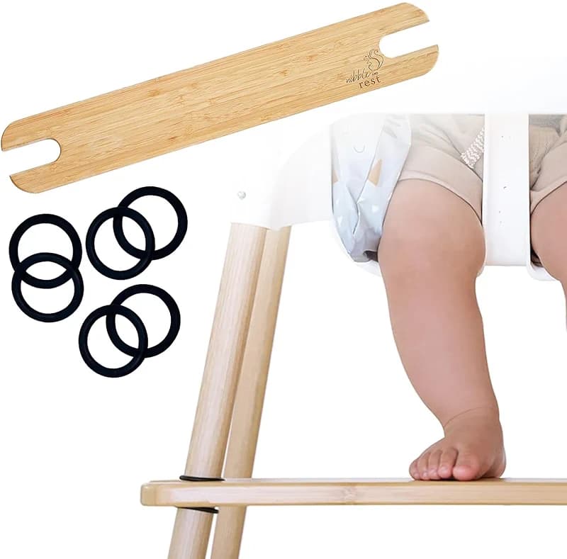 Nibble and Rest Woodsi Footsi Highchair Footrest for IKEA Antilop — image 3