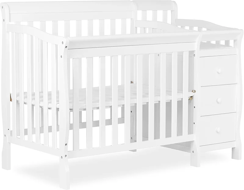 Dream On Me Jayden 4‑in‑1 Mini Convertible Baby Crib & Changer with — image 8