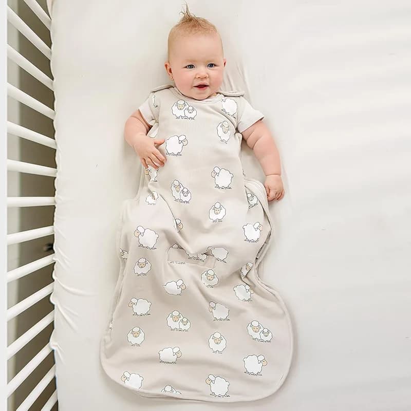 Woolino Merino Wool & Organic Cotton Baby Sleep Sack 2-24 Months – — image 5