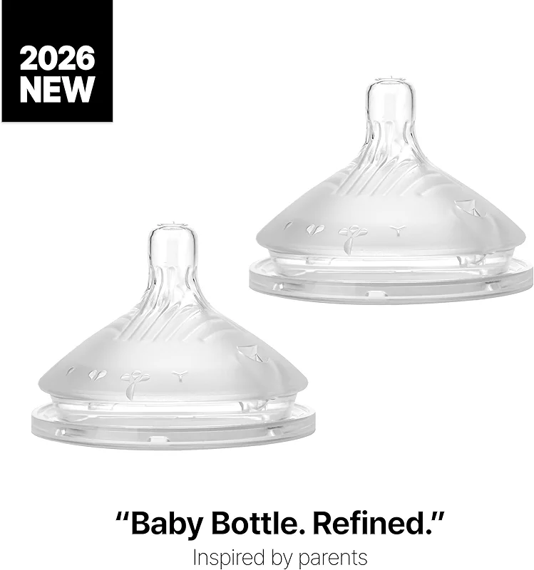 Silicone Baby Bottles Anti Colic Feeding Bundle – Comotomo Gen 2 8oz Baby — image 3