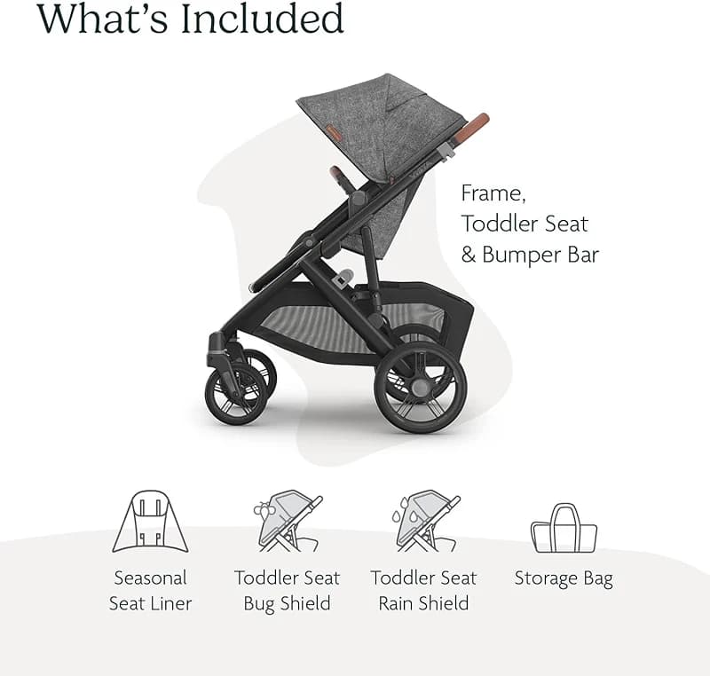 UPPAbaby Vista V3 Convertible Single-to-Double Stroller for Baby & Toddler — image 2
