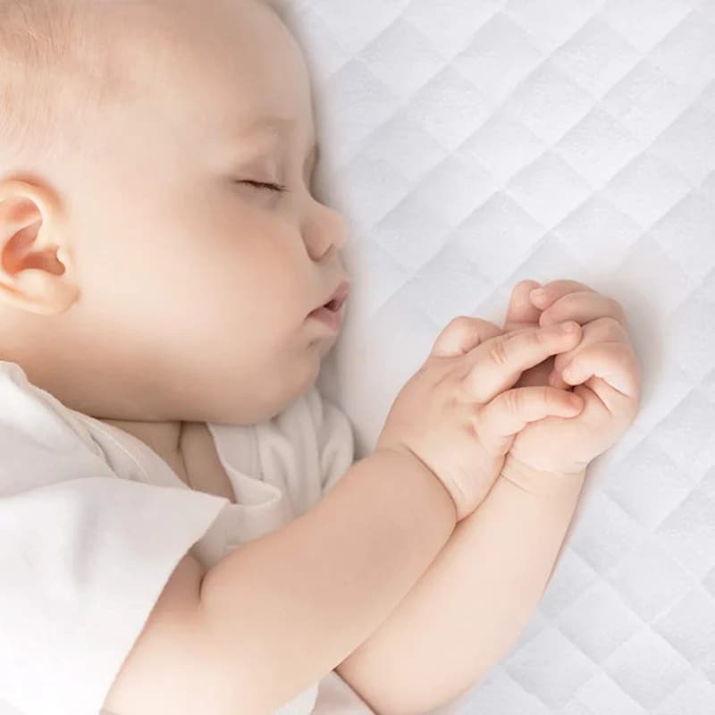 Waterproof Bassinet Mattress Pad Cover Compatible with SNOO Smart Sleeper — image 2