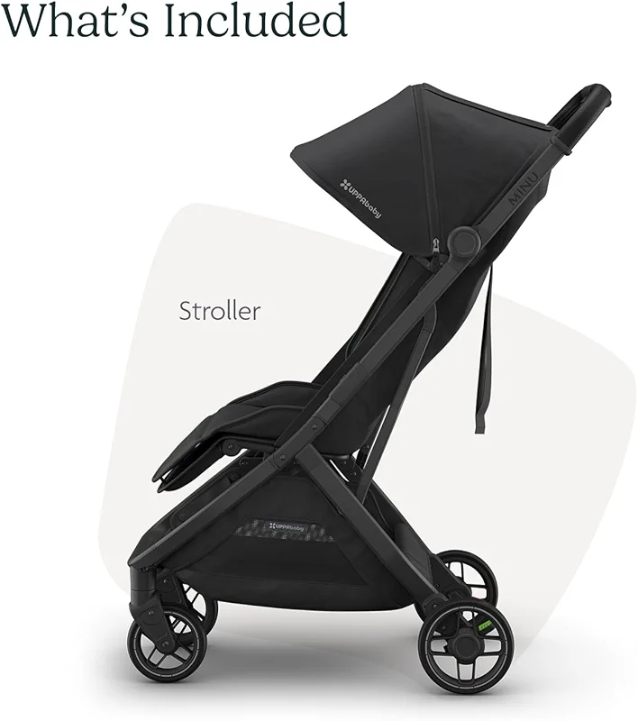UPPAbaby Minu V3 Travel Stroller | Lightweight + Compact Design | One-Hand — image 3
