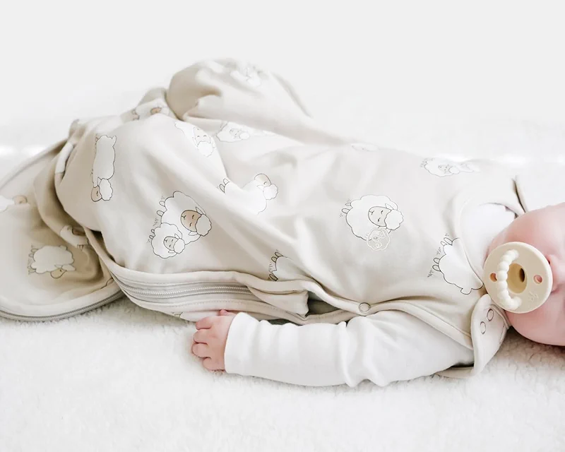 Woolino Merino Wool & Organic Cotton Baby Sleep Sack 2-24 Months – — image 4