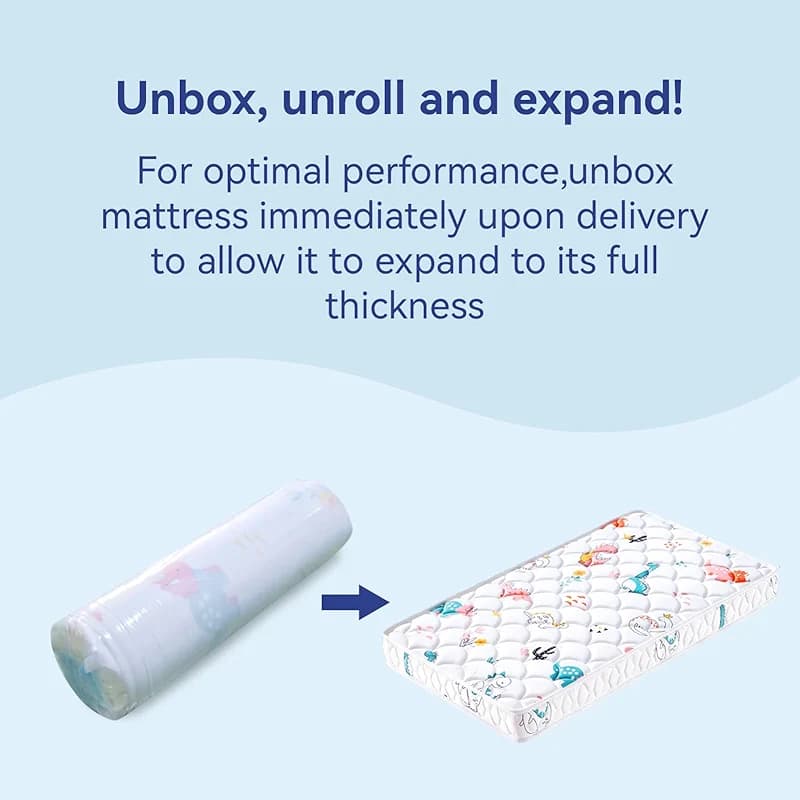 Letmxiu Premium 5" Crib Mattress and Toddler Mattress — image 5