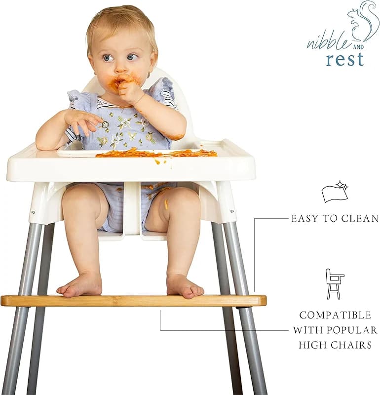 Nibble and Rest Woodsi Footsi Highchair Footrest for IKEA Antilop — image 2