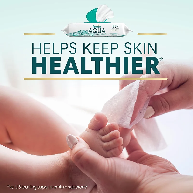 Pampers Aqua Pure Baby Wipes — image 5