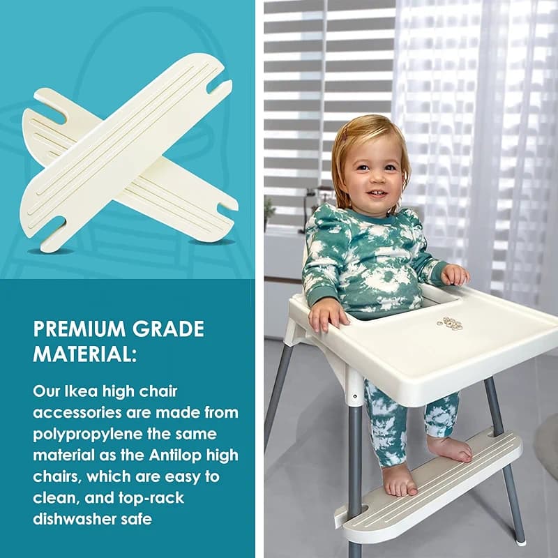 White IKEA High Chair Foot Rest — image 3