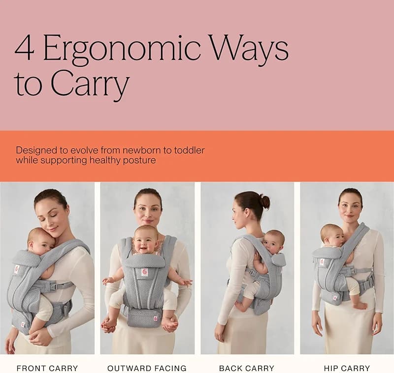 Ergobaby Omni Deluxe Baby Carrier for Newborn to Toddlers 0-48 Months — image 6