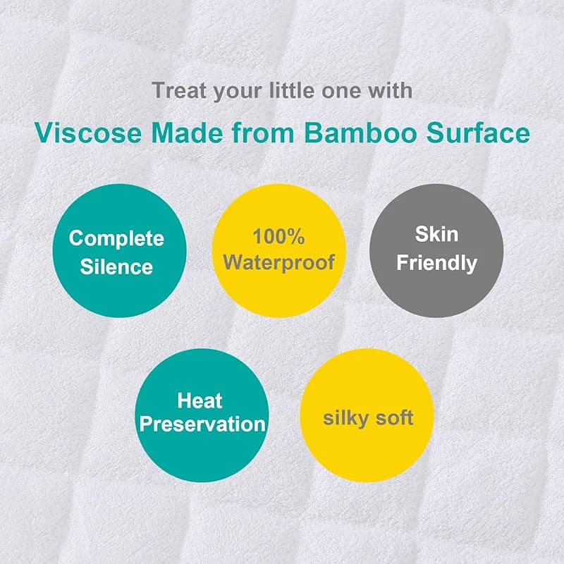 Waterproof Bassinet Mattress Pad Cover Compatible with SNOO Smart Sleeper — image 3