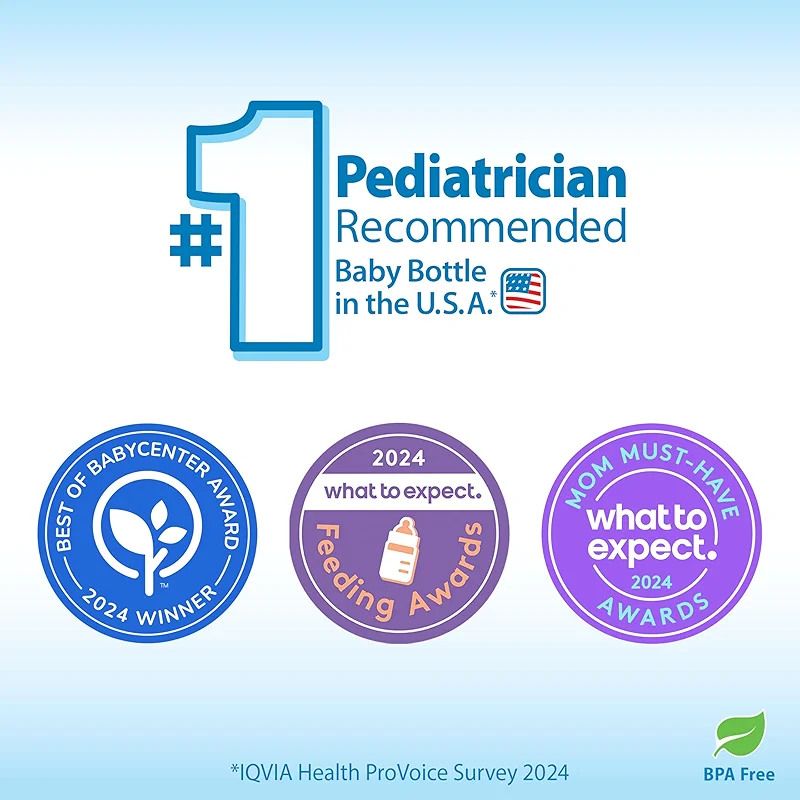 Dr. Brown’s Natural Flow® Anti-Colic Options+™ Wide-Neck Baby Bottles 5 — image 2