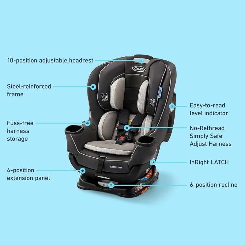 Graco Extend2Fit Convertible Car Seat — image 2