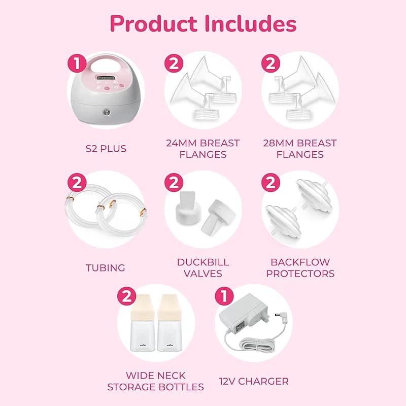 SPECTRA S2 Plus Electric Breast Milk Pump for Baby Feeding - Convenient — image 8