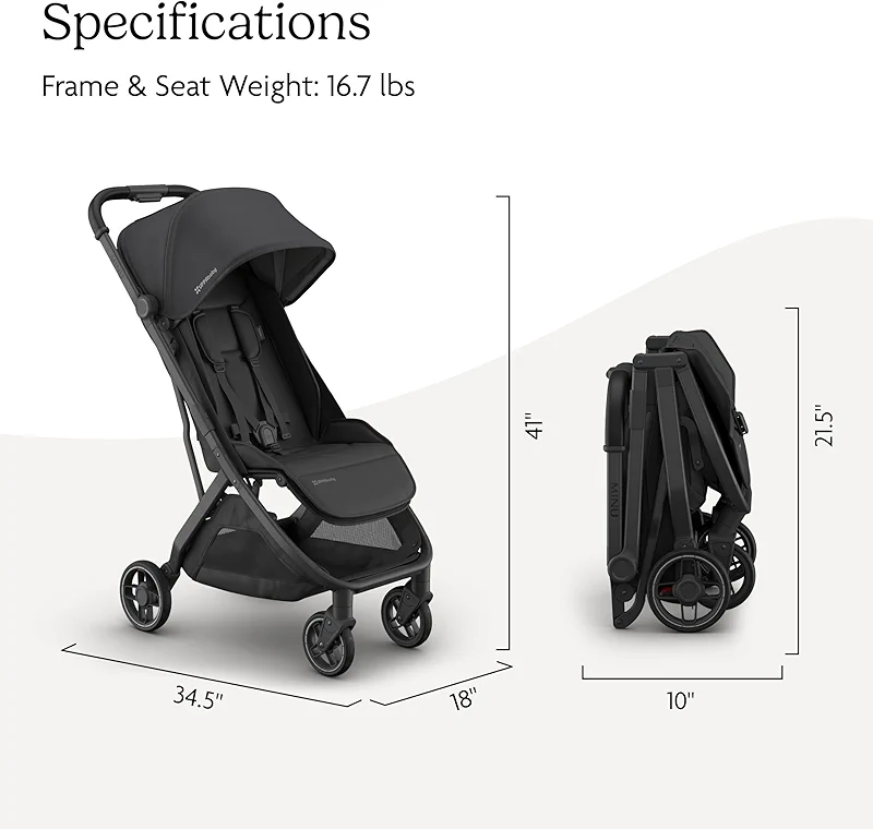 UPPAbaby Minu V3 Travel Stroller | Lightweight + Compact Design | One-Hand — image 2