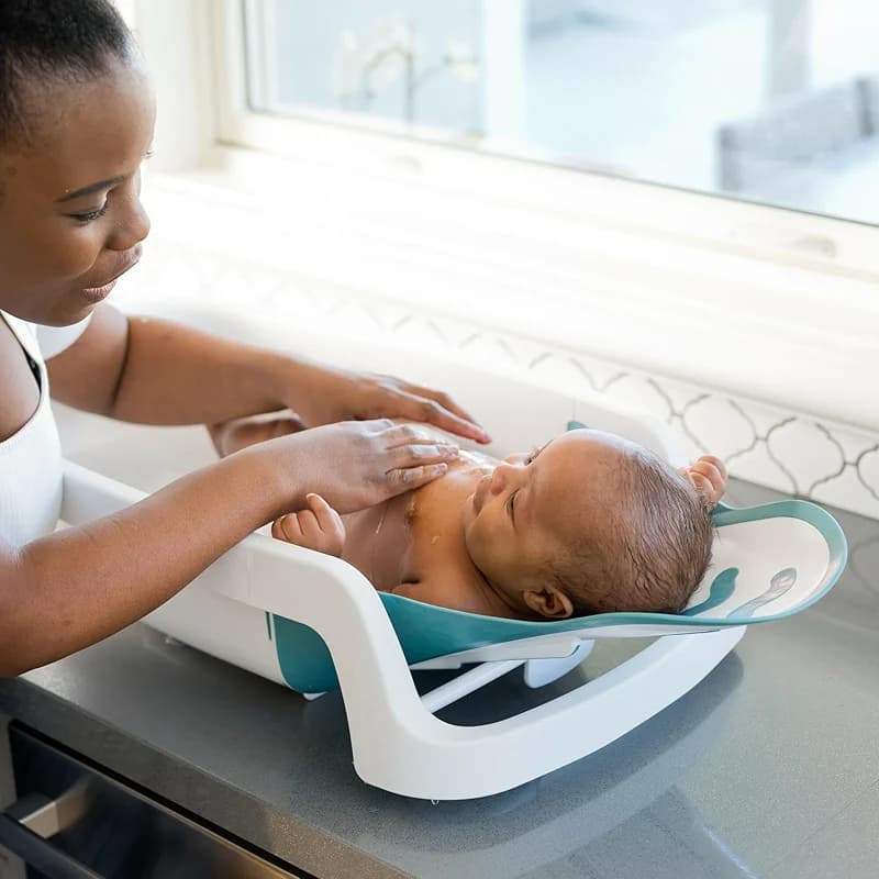 The First Years 4-in-1 Reclining Baby Bathtub – Grows-with-Baby Adjustable — image 4