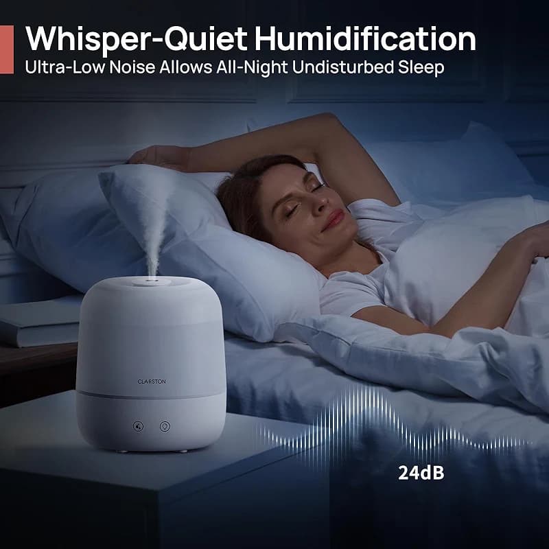Clarston 2L Cool Mist Humidifier for Bedroom with 360° Adjustable Nozzle — image 8