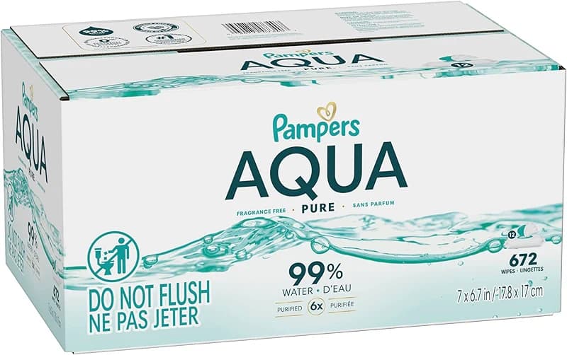 Pampers Aqua Pure Baby Wipes — image 8