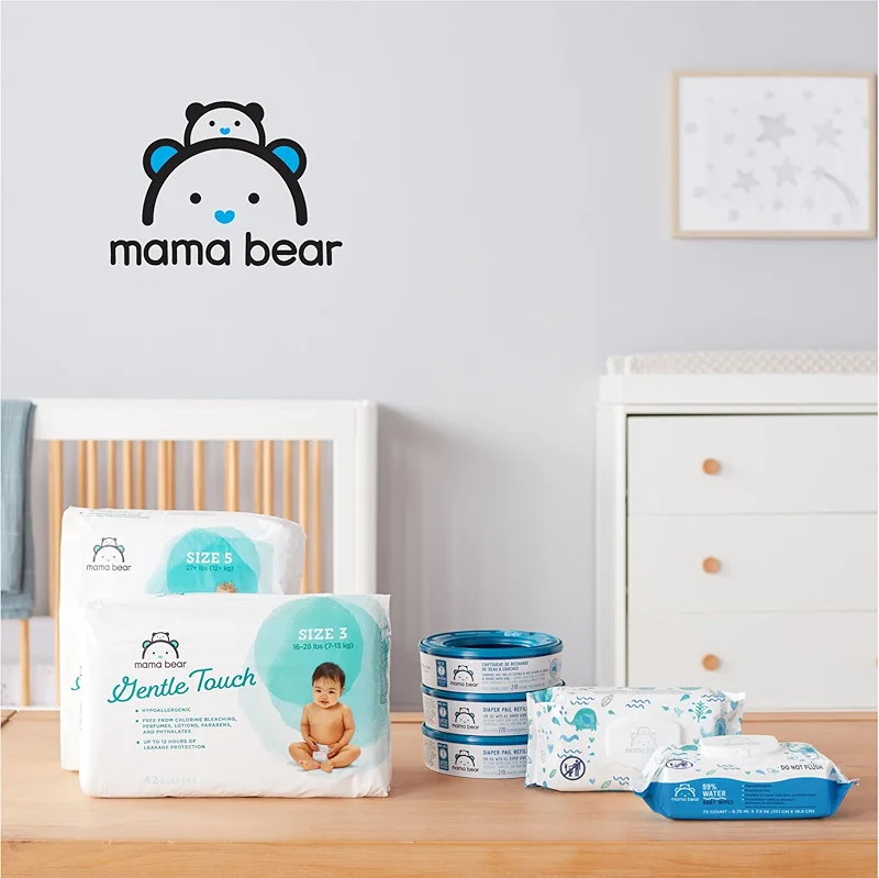 Amazon Brand - Mama Bear 99% Water Baby Wipes — image 8