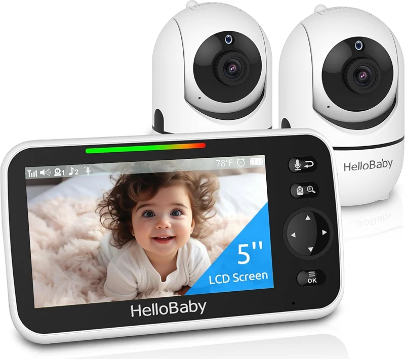 HelloBaby Upgrade 5’’ Baby Monitor with 30-Hour Battery — image 8