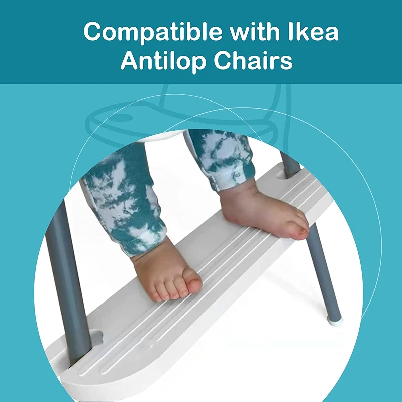 White IKEA High Chair Foot Rest — image 2