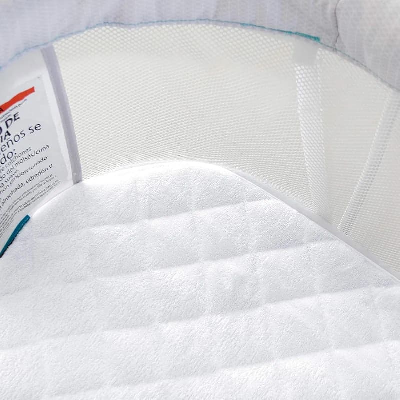 Bassinet Mattress Pad Cover Compatible with 4moms Mamaroo Sleep Bassinet — image 5