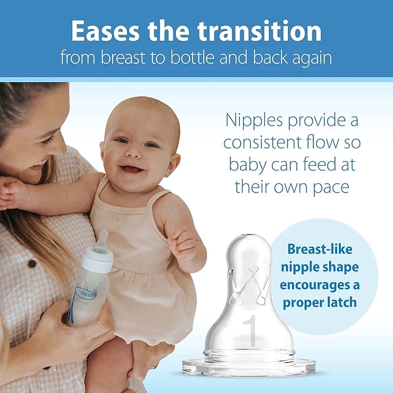 Dr. Brown's Anti-Colic Baby Feeding Set with Slow Flow Nipples — image 5