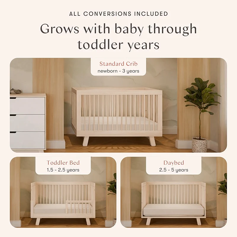babyletto Hudson 3-in-1 Convertible Baby Crib - GREENGUARD Gold Certified — image 4