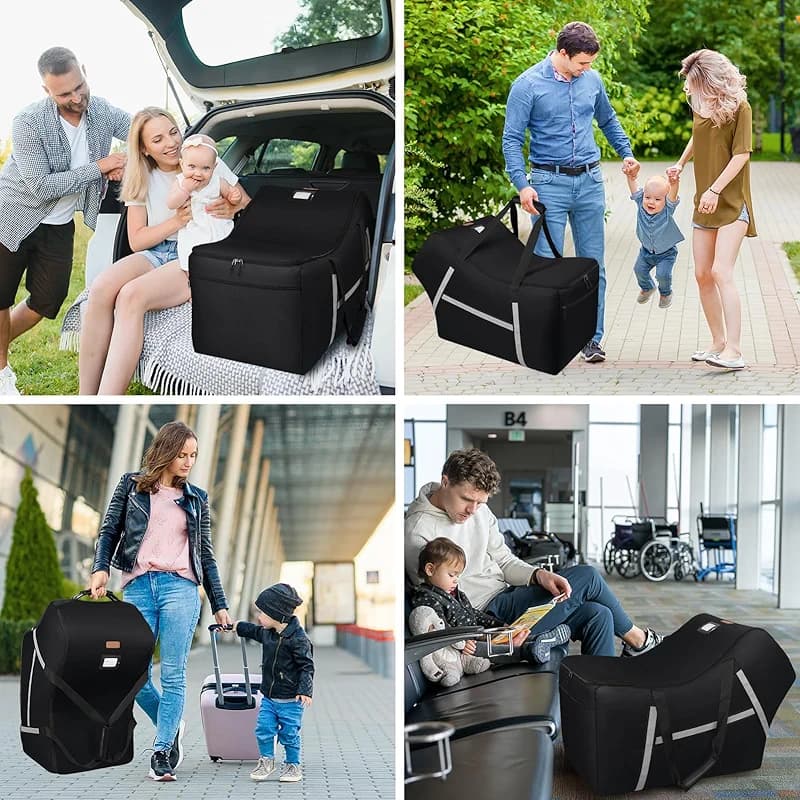 Infant Car Seat Travel Bag for Airplane Compatible with All Nuna Pipa Car — image 5