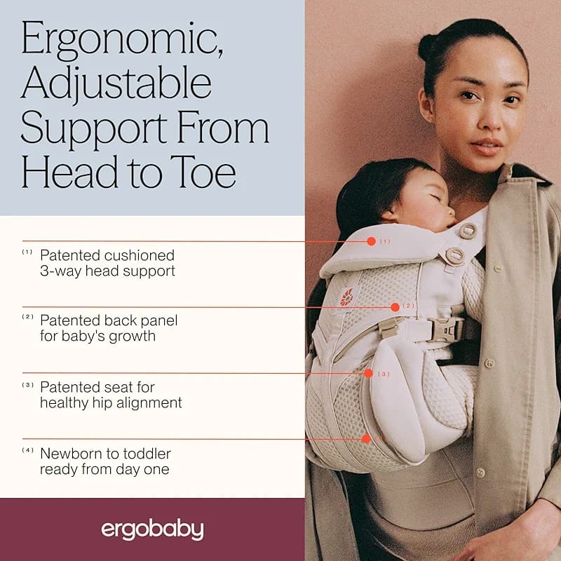 Ergobaby Omni Classic Baby Carrier for Newborn to Toddlers 0-48 Months — image 5