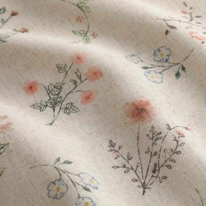 Boho Floral 100% Blackout Curtains for Bedroom 84 Inch Length 2 Panels Set — image 2