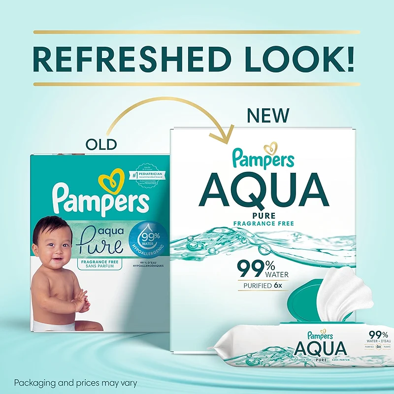 Pampers Aqua Pure Baby Wipes — image 4