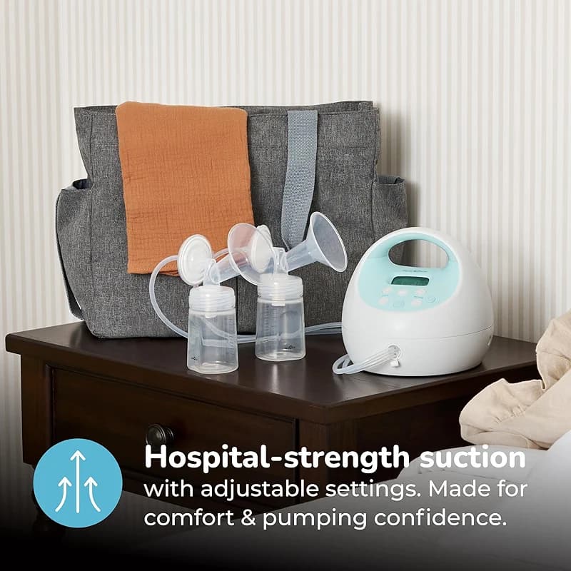 SPECTRA Baby S1 Plus Premier Rechargeable Breast Pump with Grey Tote — image 7
