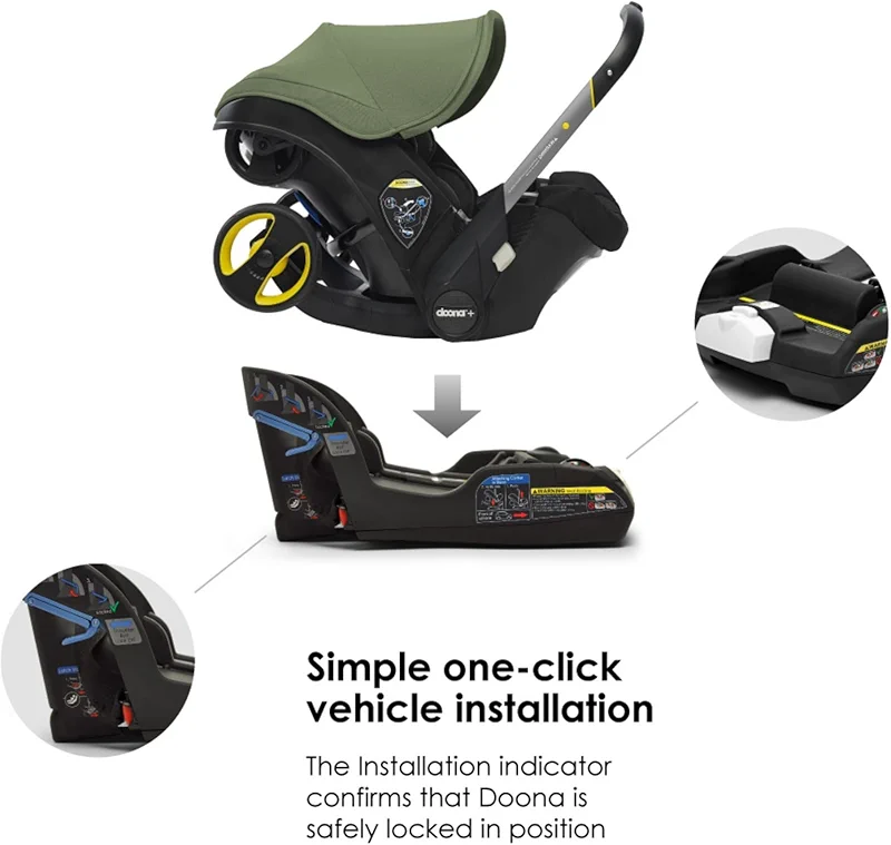 LATCH Base - Compatible with Doona Car Seat & Stroller