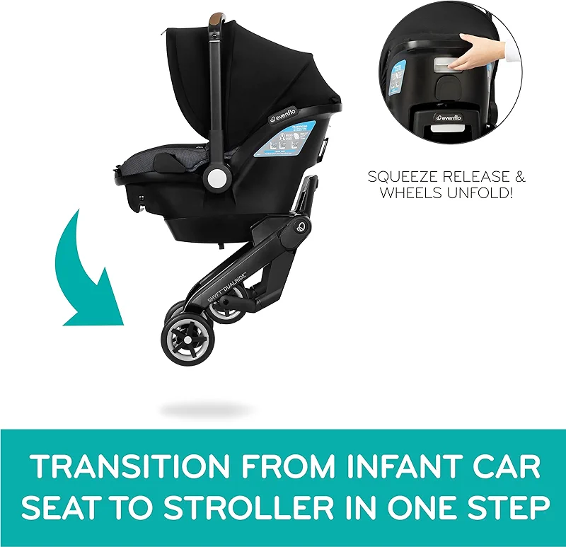 Shyft DualRide with Carryall Storage Infant Car Seat and Stroller Combo