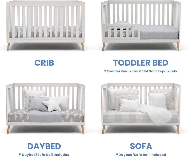 Delta Children Essex 4-in-1 Convertible Baby Crib