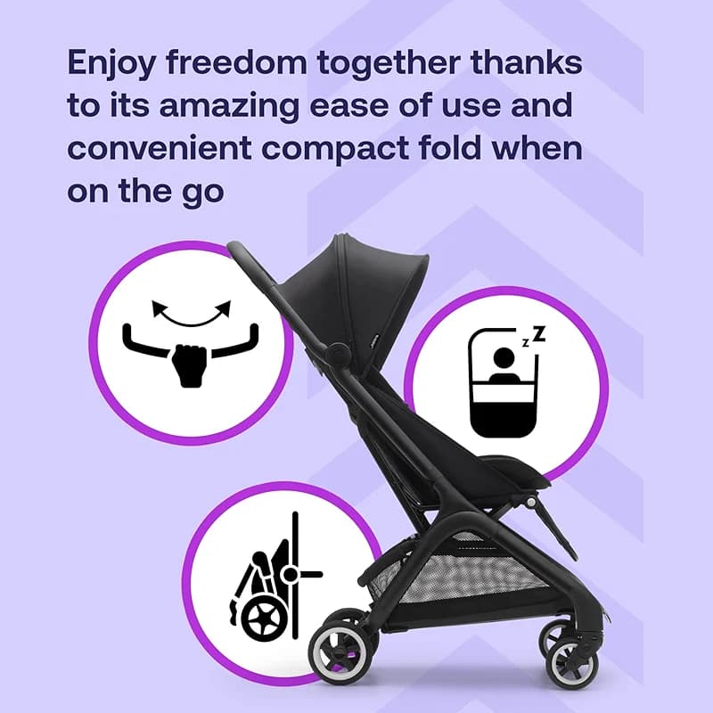 Bugaboo Butterfly - 1 Second Fold Ultra-Compact Stroller - Lightweight &